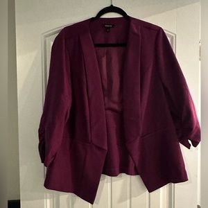Torrid Purple Blazer